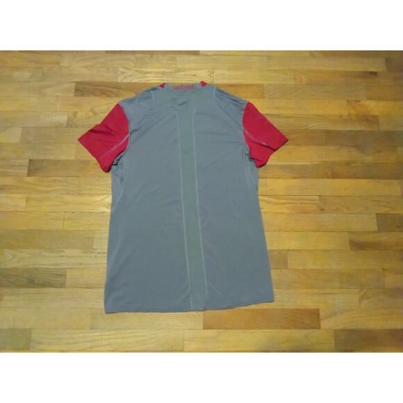 Nike Pro Combat Cincinnati Reds Short Sleeve T Shirt Dri Fit Gray Men's Medium - Picture 2 of 7